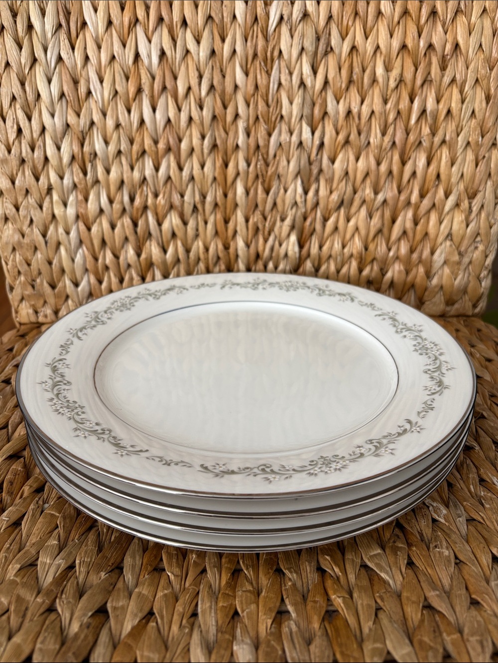 NORITAKE ‘Parkridge’ Dinner Plate 10 5/8” (7561) Discontinued Japan